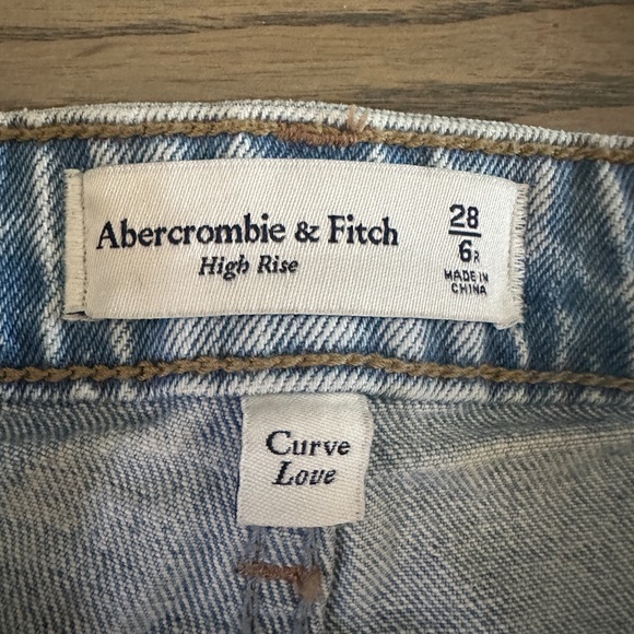 Abercrombie & Fitch Light Blue Boyfriend Jeans - Picture 2 of 2